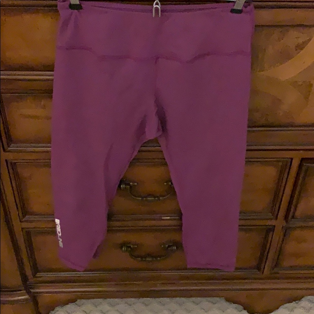 Redline Gear purple crossfit leggings
